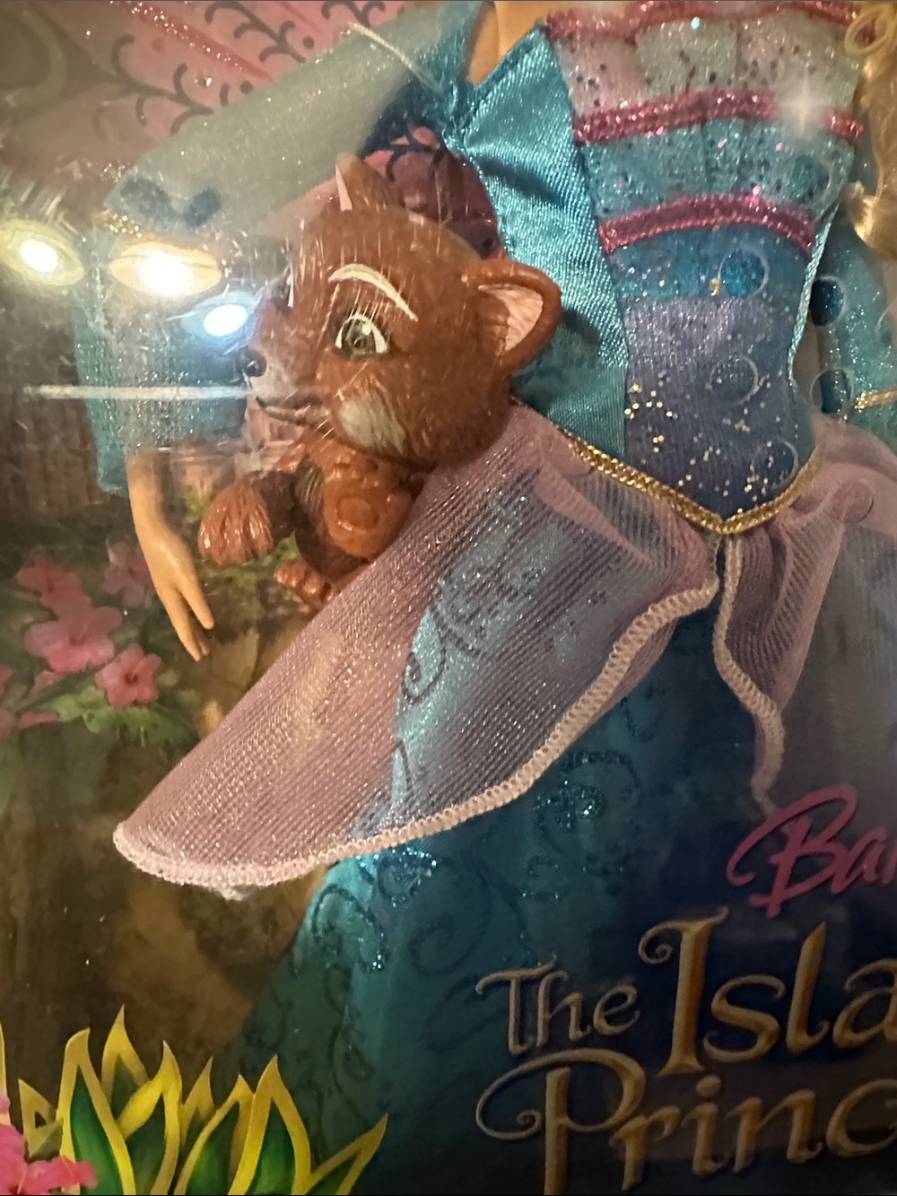 Barbie The Island Princess Doll in Pink, Blue, Purple - Picture 3 of 7